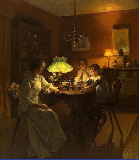 Marcel Rieder The new toy France oil painting art
